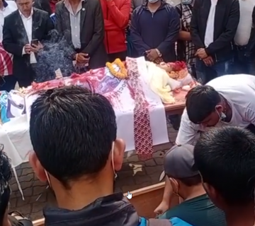 सञ्जु चौधरीको शव अन्तिम संस्कारको लागि नेपालगञ्ज लगिँदै